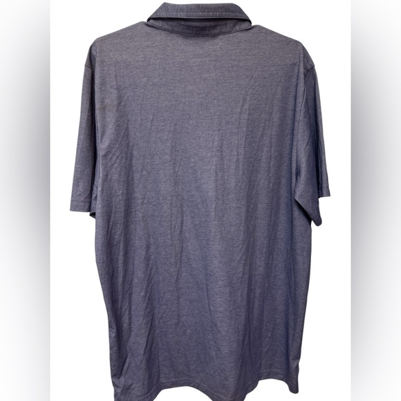 Travis Mathew Polo Golf Shirt Performance XL Blue Pineapple Pina Colada NWOT - Picture 2 of 5